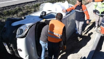 Kütahya'da araç kanala düştü: Ercan Fındık öldü,  Meryem Fındık yaralandı
