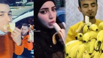 Muz yeme paylaşımı yapan 45 kişi için flaş karar