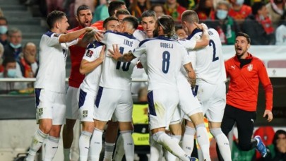 Portekiz 90'da yıkıldı: Sırbistan 2020 Dünya Kupası'nda!