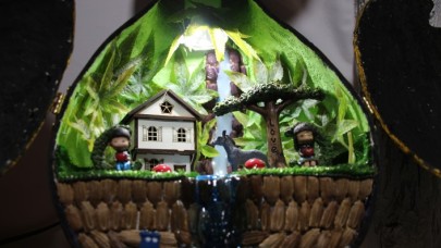 Su kabağından yaptığı aksesuarlar ilgi görüyor