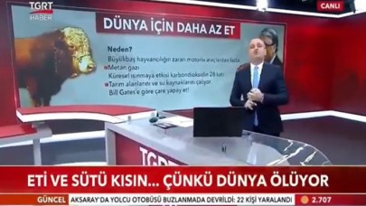 Et ve süt zamları sonrası TGRT'den tepki çeken haber: 'Ne kadar az tüketirsek o kadar faydalı'