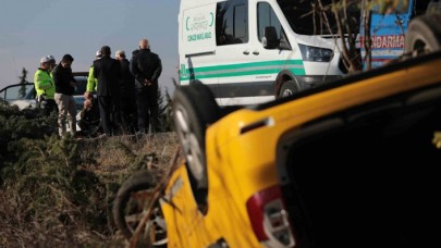Gaziantep'te devrilen taksinin sürücüsü Adem Tancan öldü