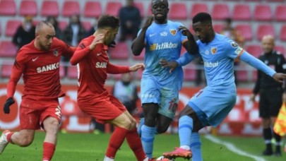 Kayserispor-Gaziantepspor: 1'er puan!