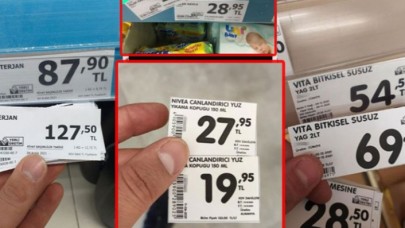 Marketlerde zam fırtınası: Etiketler tek tek değiştirildi