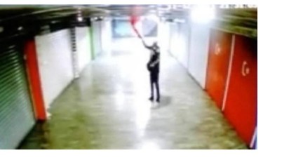 Türk bayrağını koparan iki kişi gözaltına alındı