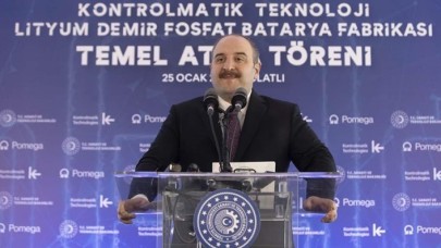 Türkiye'nin ilk lityum demir fosfat batarya fabrikasının temeli  atıldı