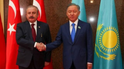 TBMM Başkanı Şentop Kazak mevkidaşıyla görüştü