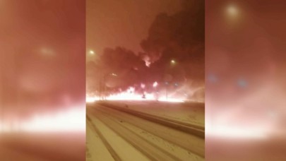 Boru hattındaki patlama Gaziantep-Kahramanmaraş arasındaki ulaşımı durdurdu