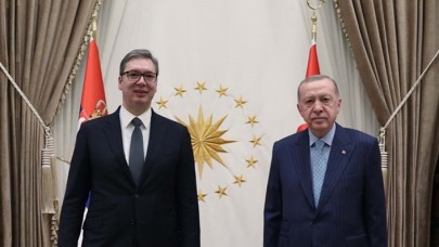 Sırbistan Cumhurbaşkanı Vucic'le görüştü: Cumhurbaşkanı Erdoğan'dan önemli açıklamalar