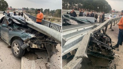 Antalya'da 240'la bariyere çarpan otomobildeki Ahmet Özkan öldü