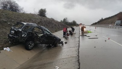 Çanakkale'de cip devrildi: 6 yaralı