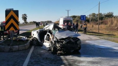 Manavgat'da korkunç kaza: Süleyman Manuş ve Sevda Manuş öldü