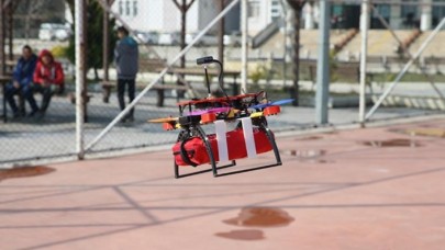 Öğrenciler geliştirdi! Acil durum hastaları için drone