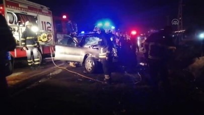 Samsun'da kaza: Abidin Akan öldü,  Ayhan Sakallı,  Melike Sakallı,  Aydın Sakallı yaralandı