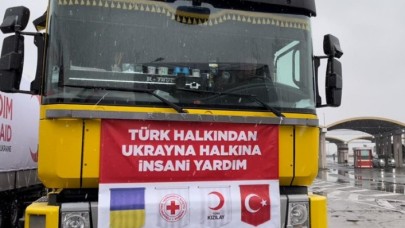Türkiye'den Ukrayna'ya gönderilen yardım tırları Romanya'ya ulaştı