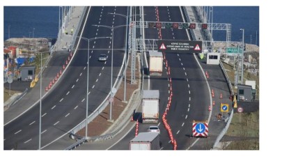 1915 Çanakkale Köprüsü'nden ücretli geçişler başladı