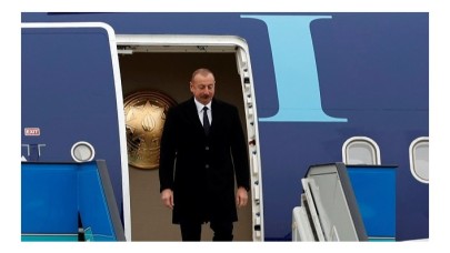 Azerbaycan Cumhurbaşkanı Aliyev,  Türkiye'ye geldi