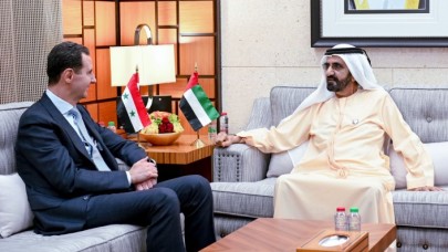 Beşşar Esed,  BAE'de Dubai Emiri Al Maktum'la görüştü