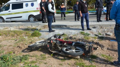 Didim'de motosiklet kazası: Serhat Kocamış öldü