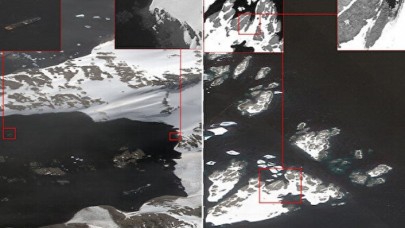 Göktürk-1 uydusu Antarktika'daki adaları görüntüledi