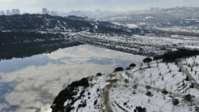 Alibeyköy Barajı'nda dikkat çeken görüntü: İçme suyu havzası çöple doldu