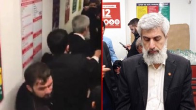İzinsiz gösterilerin ardından depoya sığınan Alparslan Kuytul,  gözaltına alınmak istenirken arbede çıktı