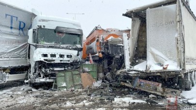 Kuzey Marmara Otoyolu'nda zincirleme kaza
