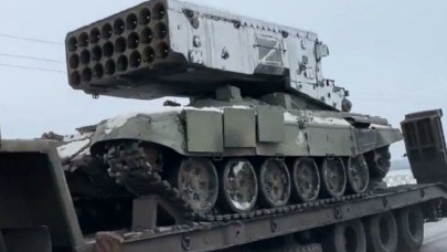 Putin en çok korkulan silahını ortaya çıkardı: TOS-1 yolda! Çok daha  şiddetli olacak