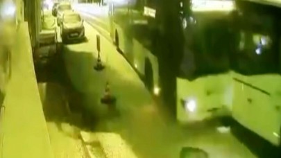 Sarıyer'de iki İETT otobüsü çarpıştı