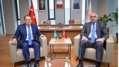 Türk Devletleri Teşkilatı Genel Sekreteri,  Kültür ve Turizm Bakanı ile görüştü