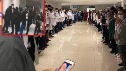 Uzman çavuşu protesto eden doktorlara soruşturma başlatıldı