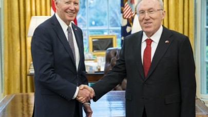 Biden,  Mesut Mercan'ı kabul etti