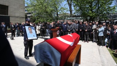 Şehit infaz koruma memuru Cengiz Yiğit son yolculuğuna ugurlandı