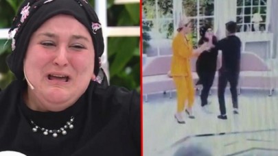 Esra Erol'da skandal anlar: Öfkeli adam canlı yayında karısını dövdü!