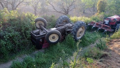 Germencik'te traktör devrildi: Ziya Taşbaran öldü