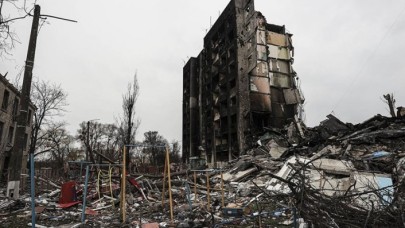 Ukrayna'nın Borodyanka şehri harabeye döndü