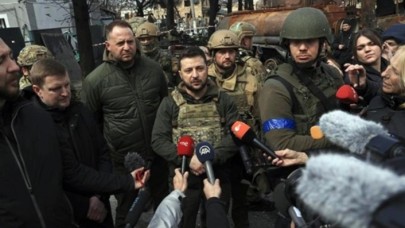 Zelenski Ruslardan kurtarılan bölgeye gitti: Türkiye ile ilgili mesajı dikkat çekti