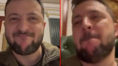 Zelenski sarhoş mu? Paylaştığı video büyük tartışma yaratınca kısa sürede silindi