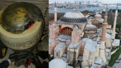 Ayasofya'da bu da oldu: Skandal!