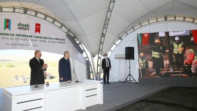 Azerbaycan Cumhurbaşkanı Aliyev: Zengilan'daki Dost Agropark projesi örnek olacak