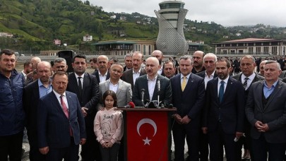 Bakan Karaismailoğlu: Rize-Artvin Havalimanı'nın tüm altyapı imalatlarını tamamladık