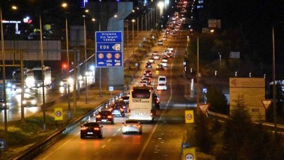 Bayramda kara yollarında son durum