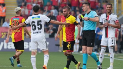 Beşiktaş,  Göztepe'yi 9 kişiyle yendi