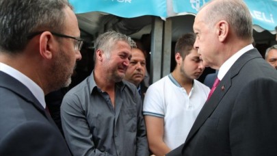 Cumhurbaşkanı Erdoğan,  Sude Naz Akkuş'un cenazesinde konuştu