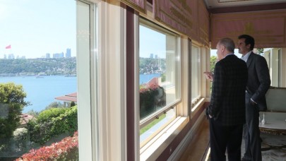 Cumhurbaşkanı Erdoğan Katar Emiri Al Sani ile görüştü