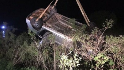 Edirne'de Tunca Nehri'ne uçan araçta Ergin Akbulut ve eşi Emine Akbulut öldü