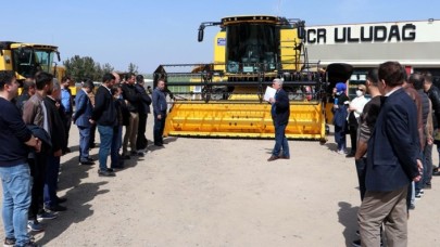 Hububat hasadında ürün kaybını önlemek için teknik personel sahada