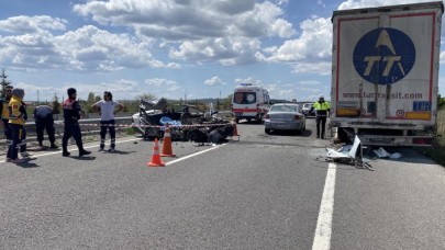 Kütahya'da feci kaza: Rahime Gülmezer öldü,  Süleyman Gülmezer yaralandı