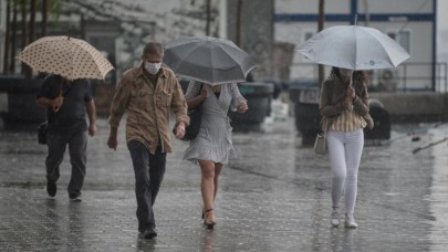 Meteoroloji,  illerin adını tek tek saydı ve uyardı: Kuvvetli yağmura dikkat 