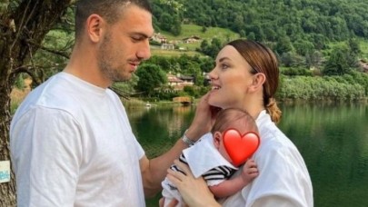 Milli futbolcu Merih Demiral baba oldu: Meğer bir süre önce İsviçreli modelle evlenmiş